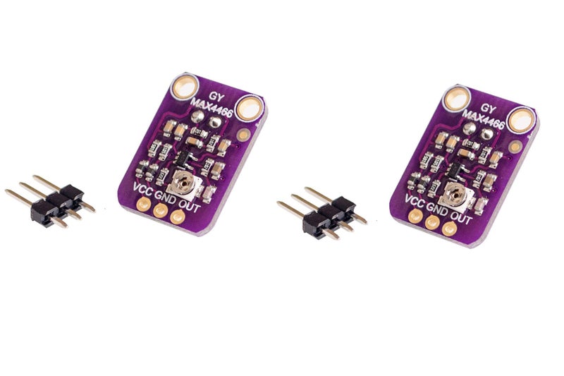 NOYITO MAX4466 Electret Microphone Amplifier Adjustable Gain (Pack of 2) - Image 2